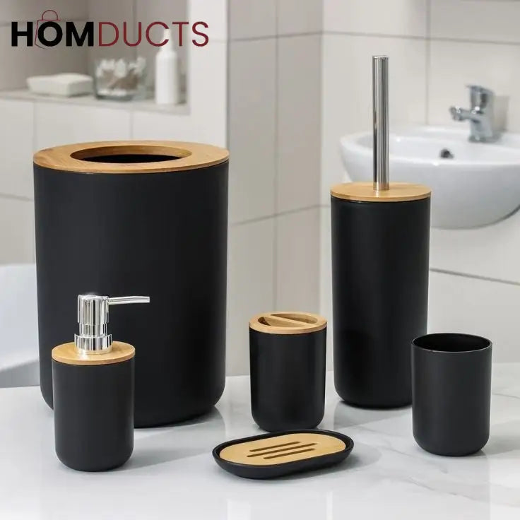 6 Pcs Bathroom Set (Premium Quality)