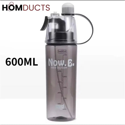 600ML Dual-Function Spray & Sip Water Bottle – BPA-Free, Leakproof & Portable