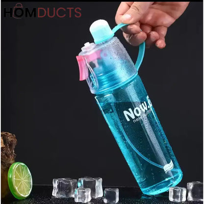 600ML Dual-Function Spray & Sip Water Bottle – BPA-Free, Leakproof & Portable