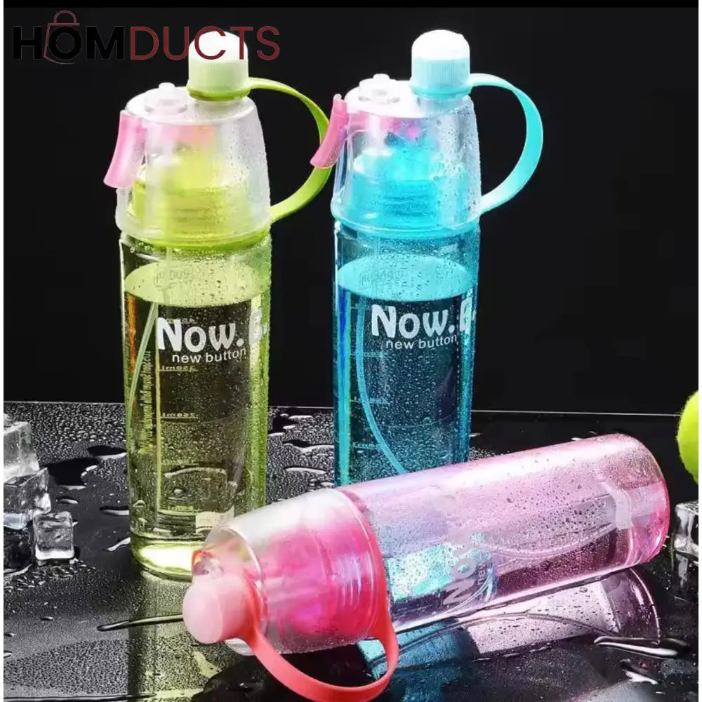 600ML Dual-Function Spray & Sip Water Bottle – BPA-Free, Leakproof & Portable