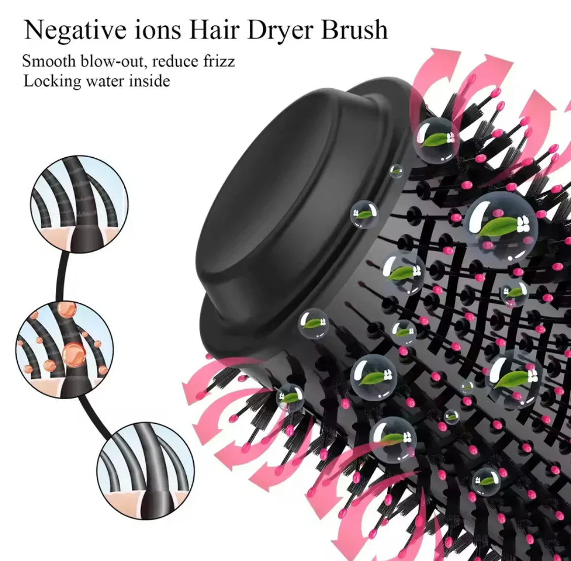 Premium One Step Hot Air Brush Hair Dryer and Volumizer for Salon Style Hair in Pakistan