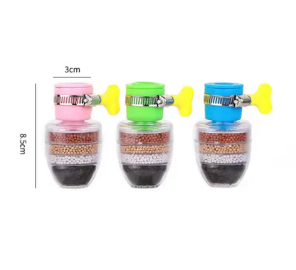 Stone Faucet Water Filter with Clip – Tap Mounted Mini Purifier