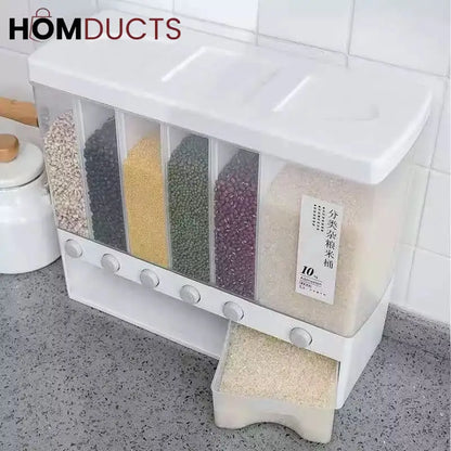 6in1 Wall Mounted Cereal Dispenser
