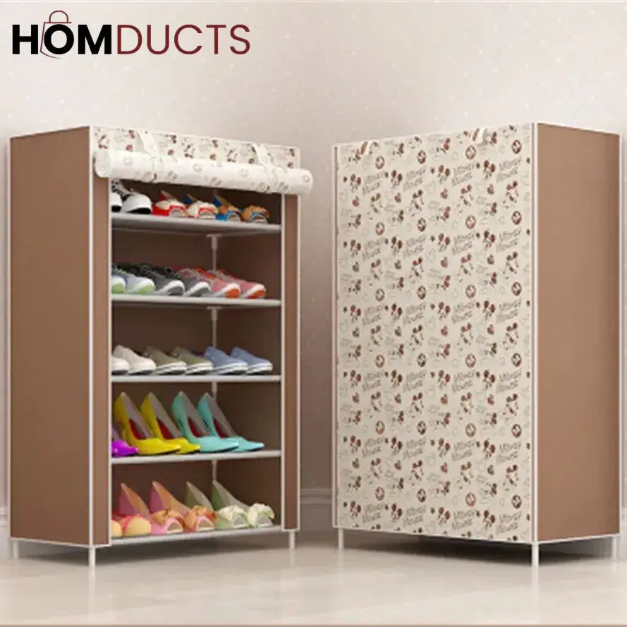 7 layer Printed Shoe Rack