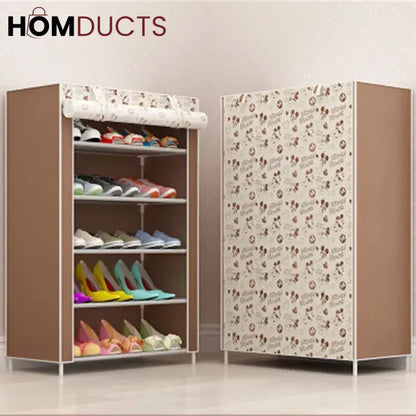 7 layer Printed Shoe Rack