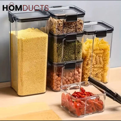 7 Pcs Airtight Jar Set