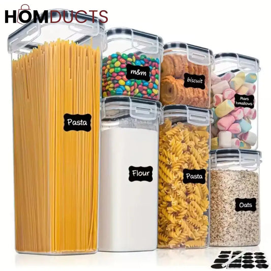 7 Pcs Airtight Jar Set
