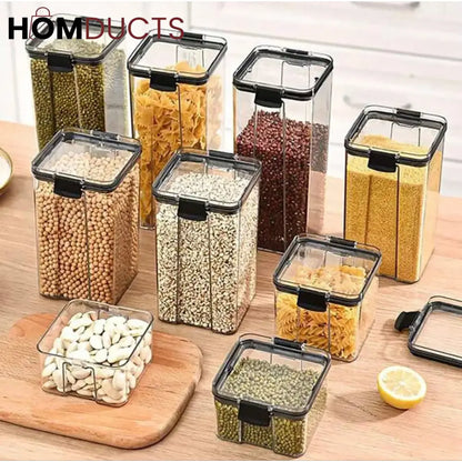 7 Pcs Airtight Jar Set