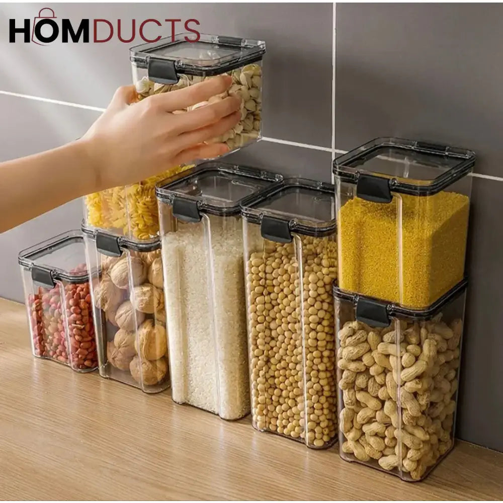 7 Pcs Airtight Jar Set