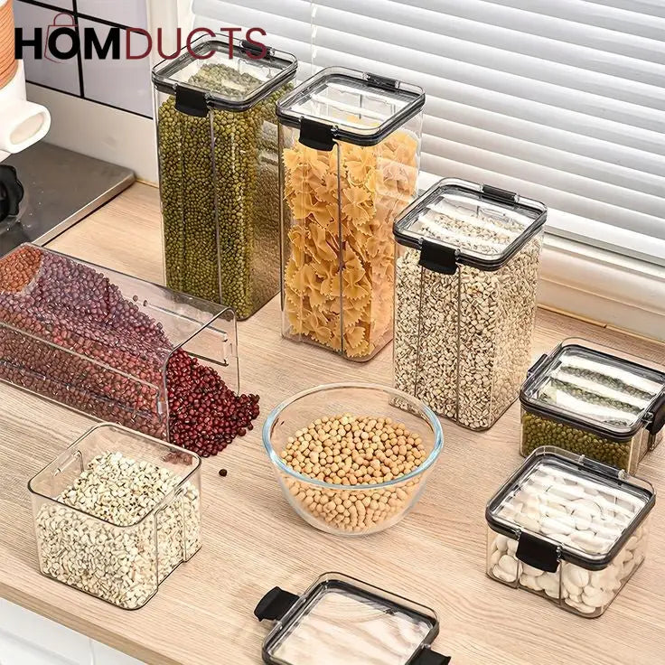 7 Pcs Airtight Jar Set