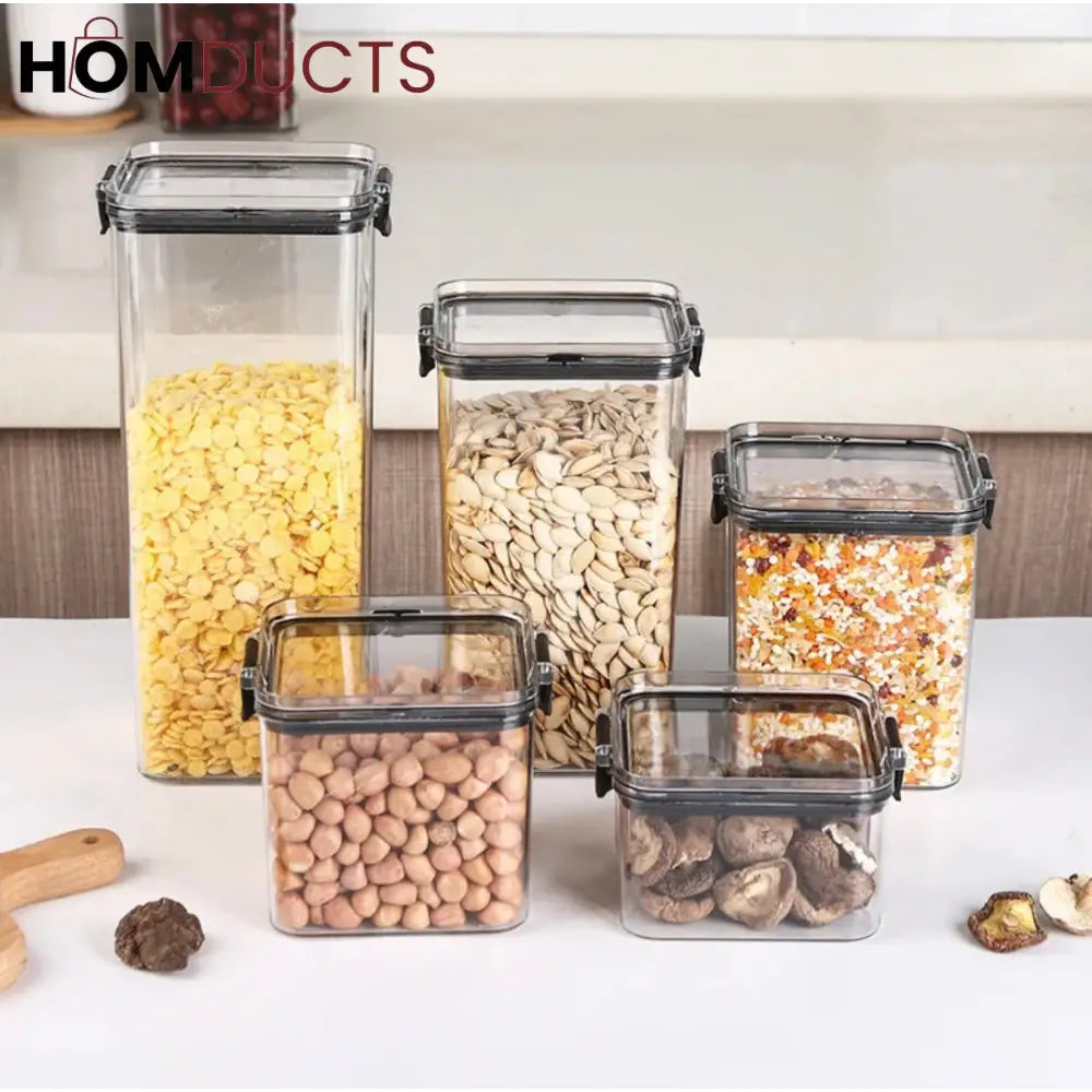 7 Pcs Airtight Jar Set