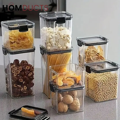 7 Pcs Airtight Jar Set