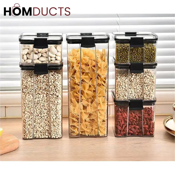 7 Pcs Airtight Jar Set