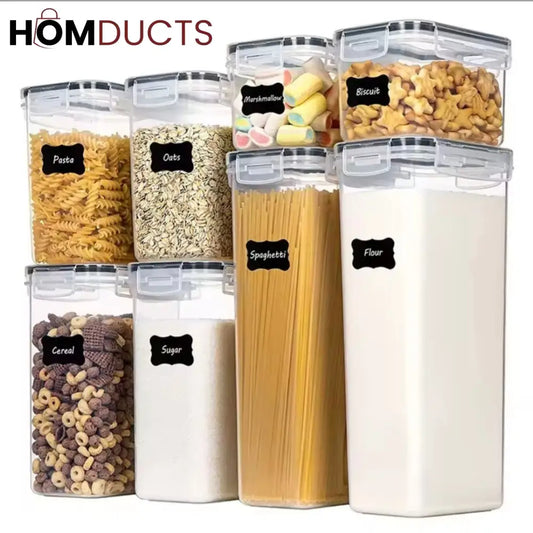 7 Pcs Airtight Jar Set