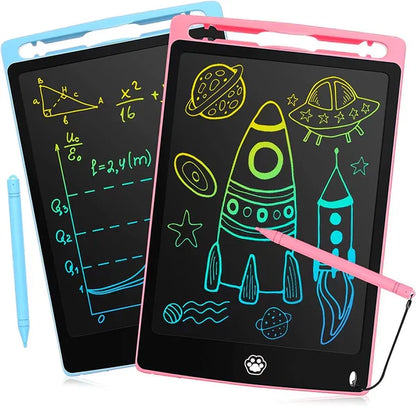 8.5-Inch LCD Colorful Writing Tablet for Kids – Reusable Drawing & Learning Pad