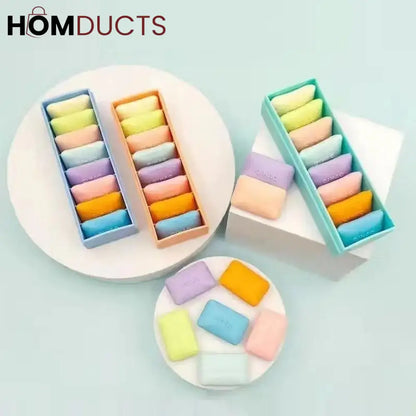 8pcs Gum Eraser Set