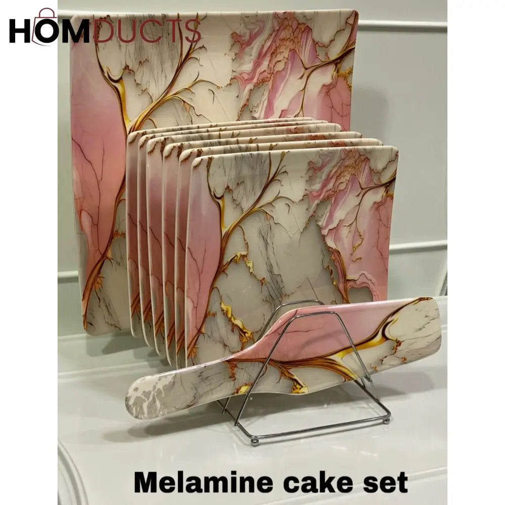 8Pcs Melamine Cake Set