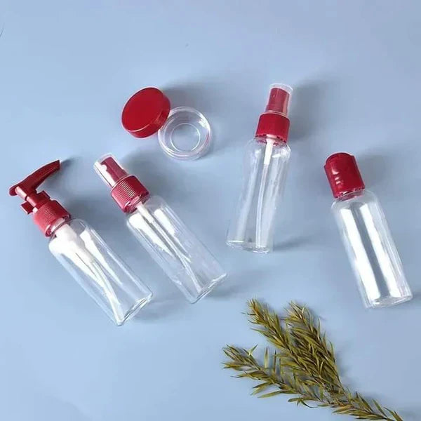 4-Piece Travel Bottle Set – Leakproof Toiletry Containers for Travel & Storage
