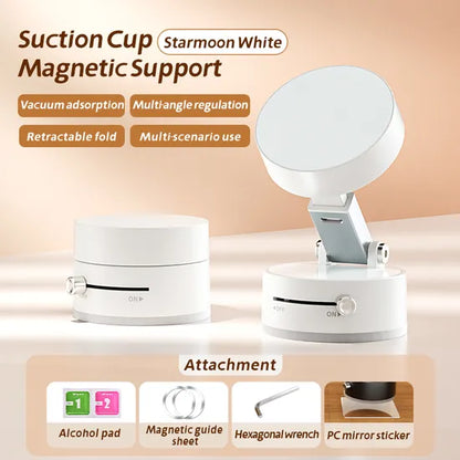 360° Adjustable Car Magnetic Phone Stand | Secure Suction Cup Holder for All Phones