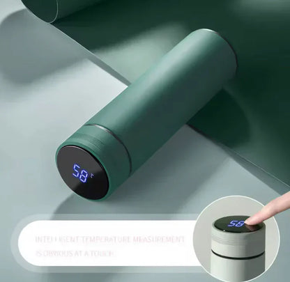 500ML Smart Water Bottle with LED Temperature Display – Stainless Steel Vacuum Insulated Thermos Flask for Hot & Cold Drinks in Pakistan