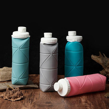 Foldable Silicone Bottle | Leakproof Travel Bottle | Portable & Space Saving
