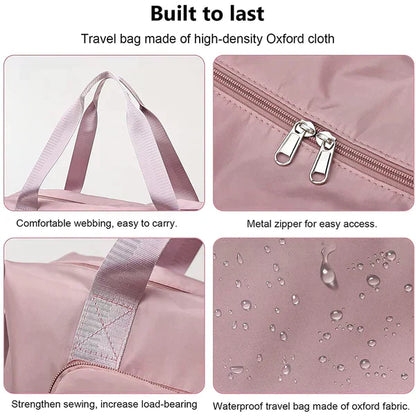 Foldable Large Capacity Travelling Bag – Lightweight & Space-Saving Travel Essential