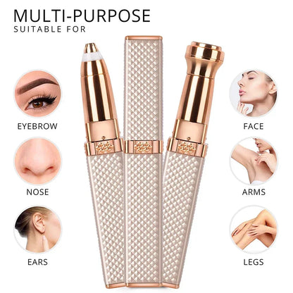 Imported – 2 in 1 Eyebrow & Facial Hair Removal Trimmer for Women