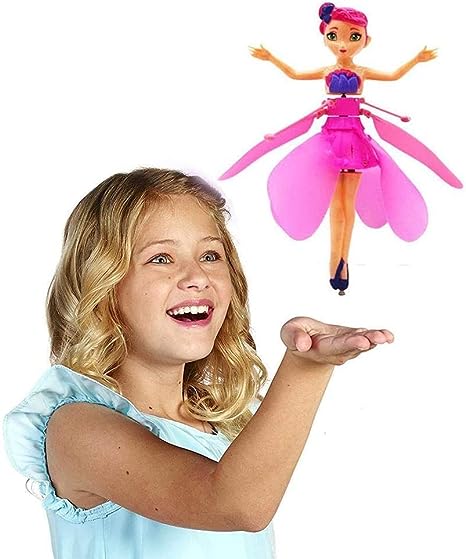 Flying Fairy Doll – Magical Princess Sky Dancer with Sensor & Hand Control, Light-Up Flying Doll for Kids