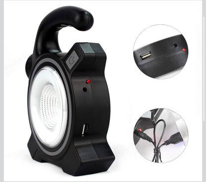 Luxury Solar Powered LED Camping & Emergency Light – Portable Rechargeable Flashlight