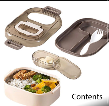 Premium Airtight Bento Lunch Box – Portable Multi-Compartment Food Storage Container