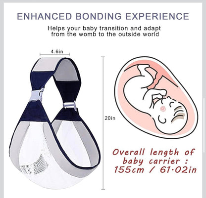 Luxury Baby Sling Carrier – Premium Breathable Mesh Shoulder Wrap