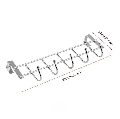 Premium Over-the-Cabinet Hook Rack – Multi-Purpose Hanging Organizer