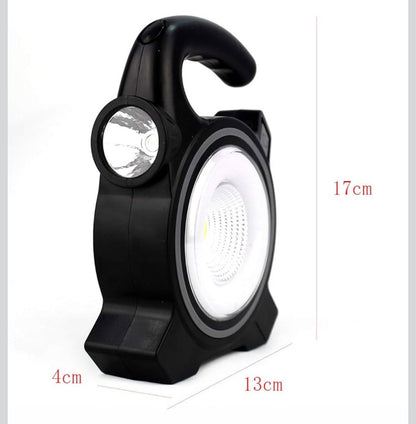 Luxury Solar Powered LED Camping & Emergency Light – Portable Rechargeable Flashlight