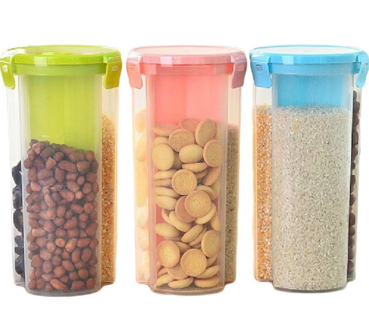 Premium Airtight Kitchen Storage Container – Multi-Purpose Grain & Snack Organizer (1 Pc)
