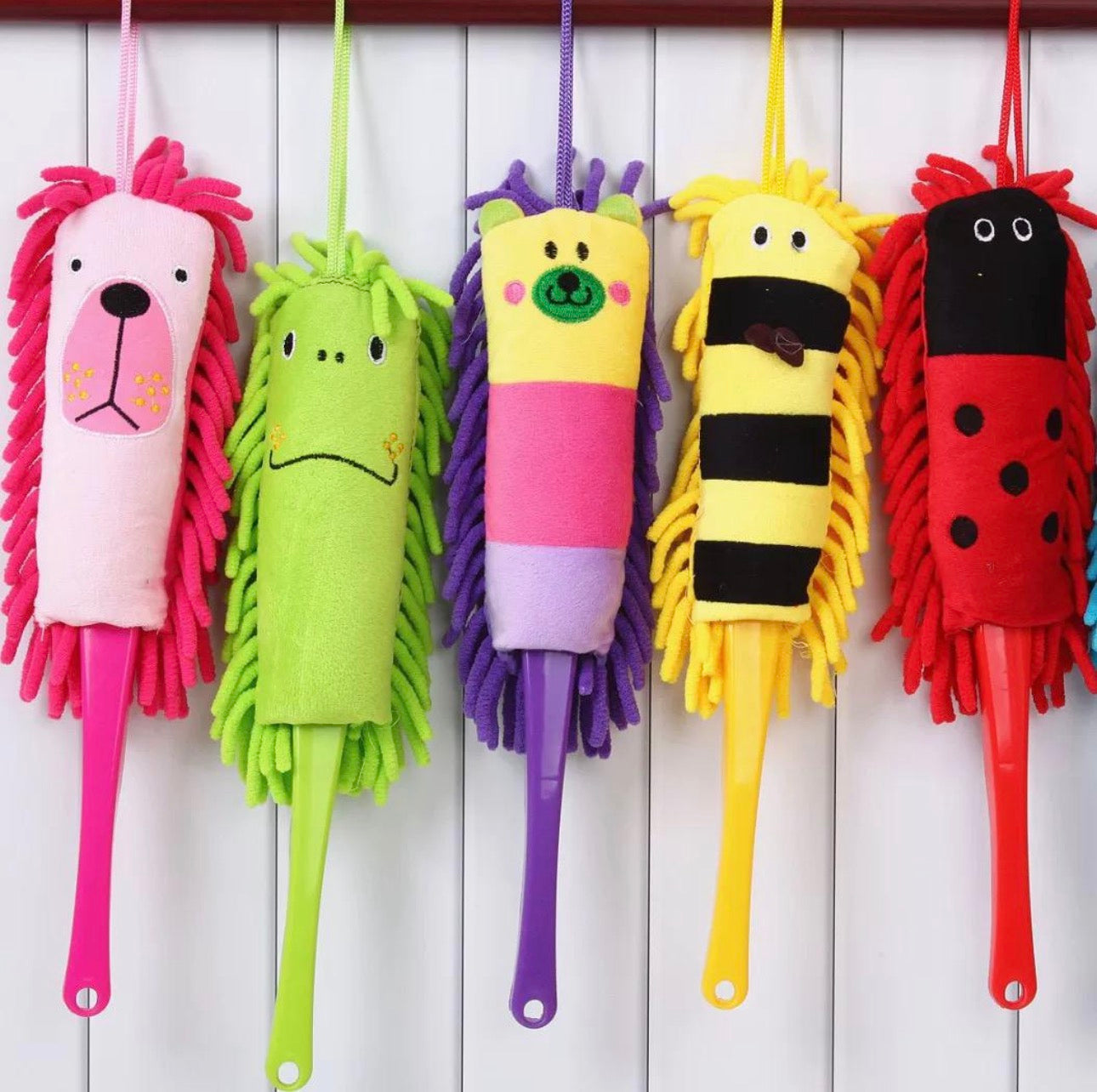 Cute Cartoon Microfiber Dust Cleaner Duster – 1 Pc
