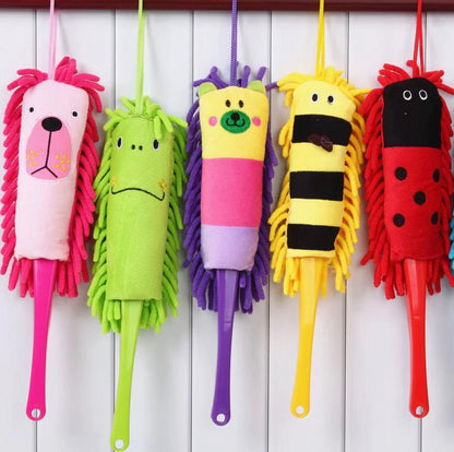 Cute Cartoon Microfiber Dust Cleaner Duster – 1 Pc