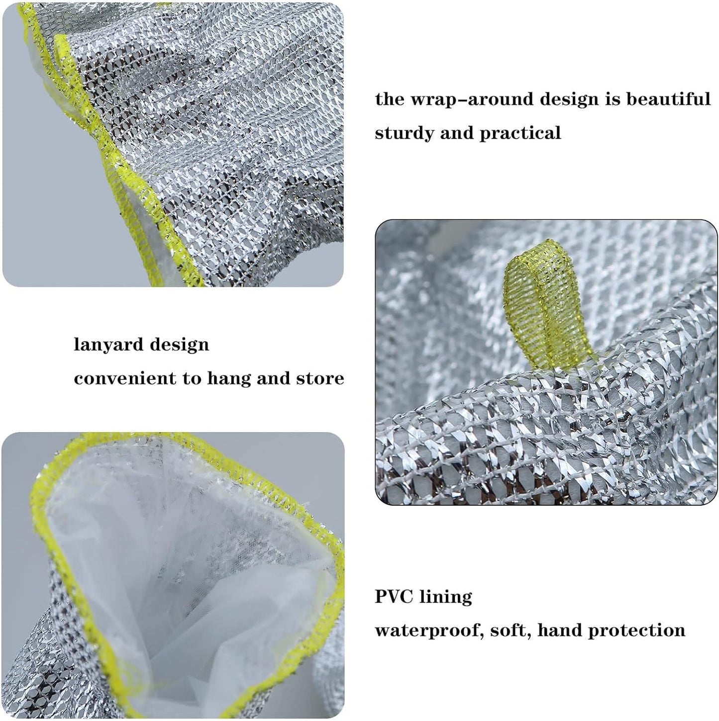 Premium Steel Wire Dishwashing Glove– Cut Resistant Kitchen Glove in Pakistan