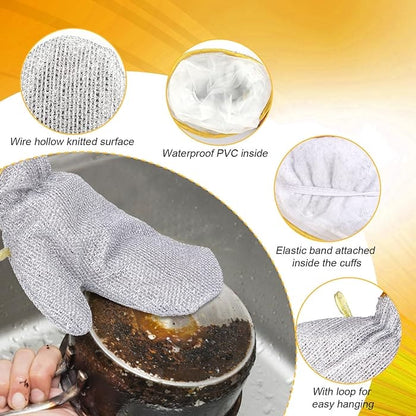 Premium Steel Wire Dishwashing Glove– Cut Resistant Kitchen Glove in Pakistan