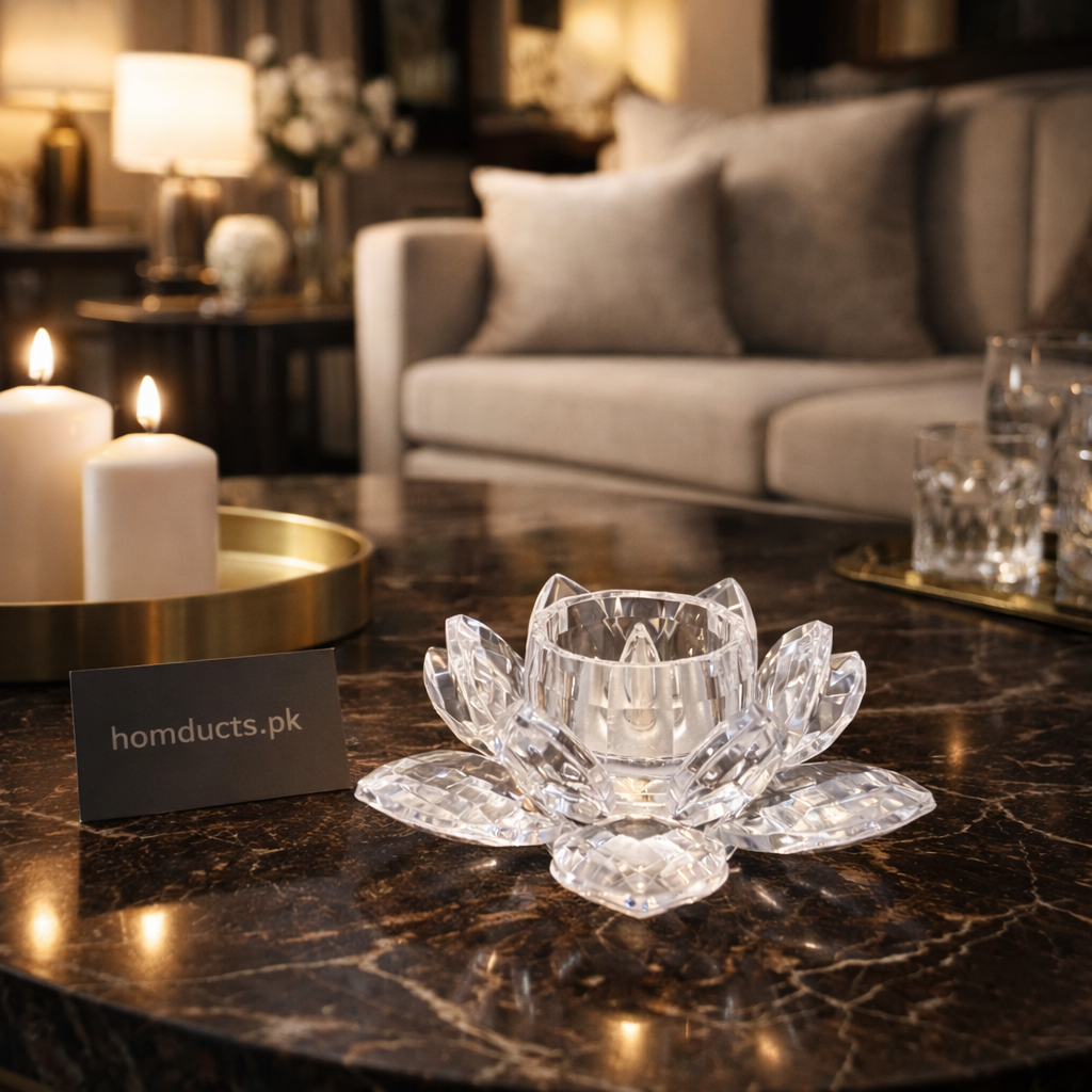 Lotus Glow LED Candle – Soothing Spa & Home Décor Light