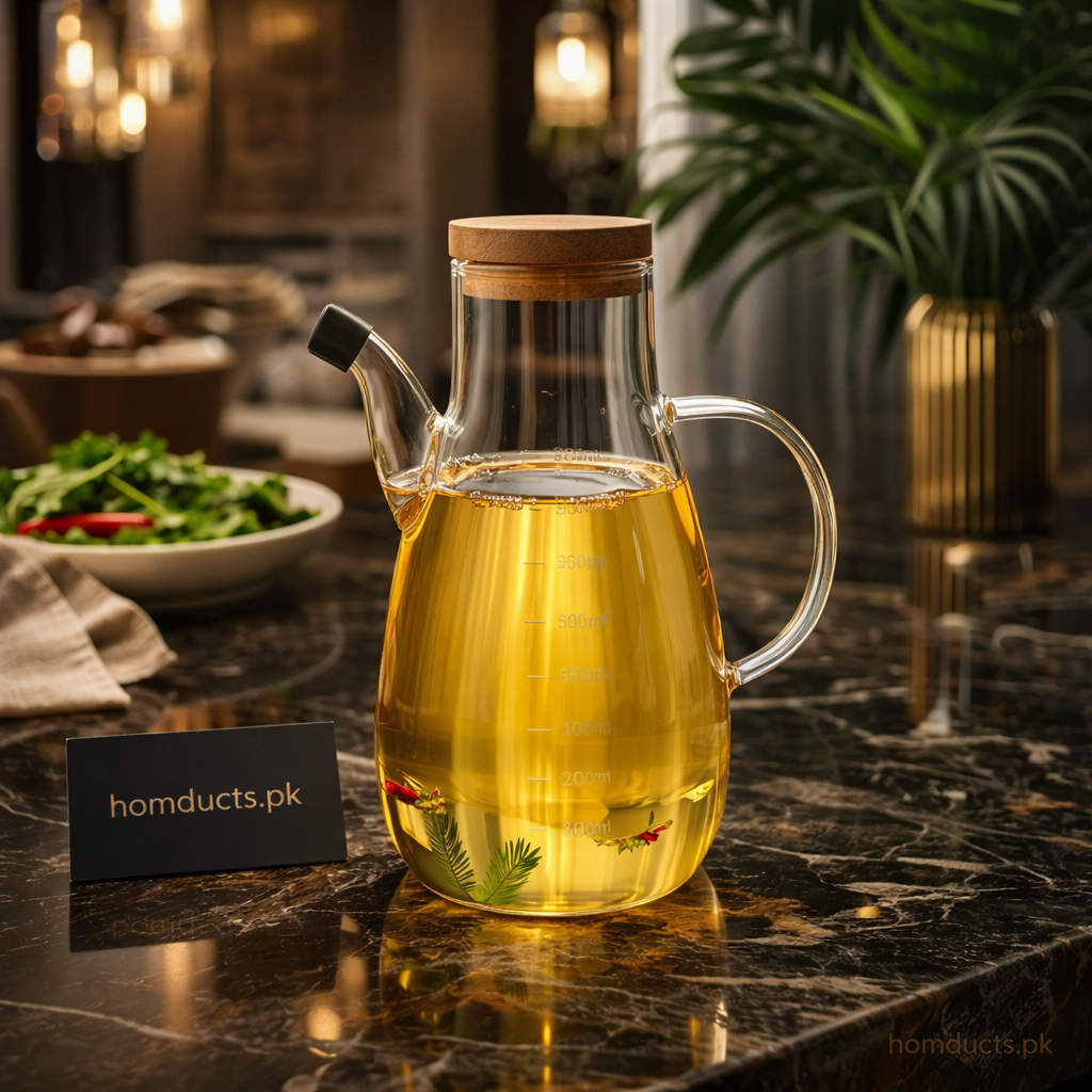 Glass Oil Jug