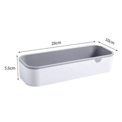 Luxury No-Drill Waterproof Bathroom Shelf & Tissue Holder – Wall-Mounted Multi-Purpose Organizer