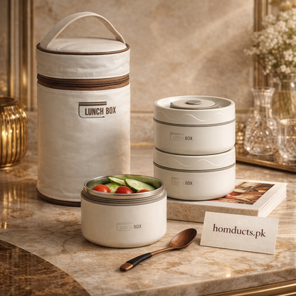 Portable Lunch Box With Insulated Bag