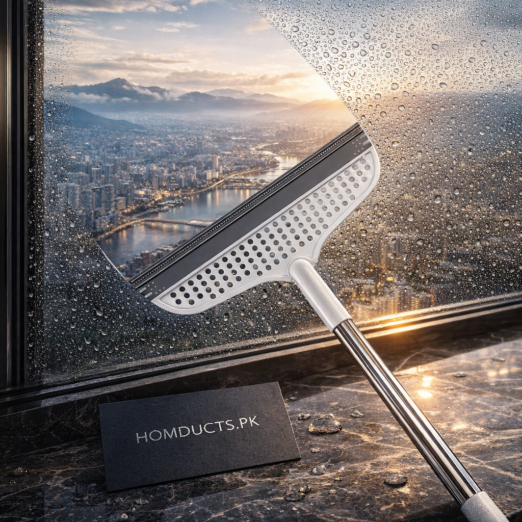 Magic Rotatable Bathroom Wiper And Broom