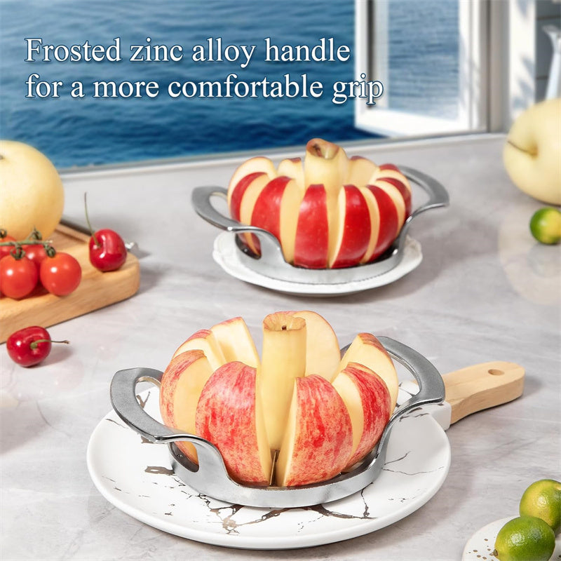 Luxury Stainless Steel Apple Slicer & Corer – 8-Blade Fruit Cutter