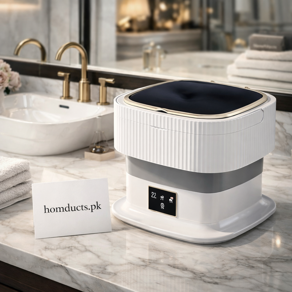 Smart Foldable 11L Mini Washing Machine – Portable Collapsible Washer for Small Loads