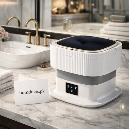 Smart Foldable 11L Mini Washing Machine – Portable Collapsible Washer for Small Loads