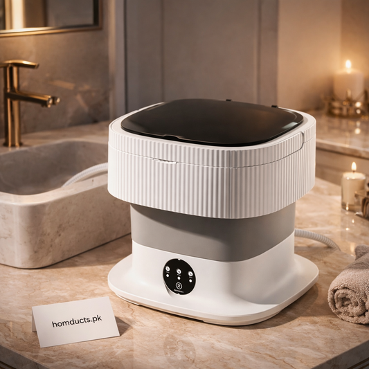 Smart Foldable 11L Mini Washing Machine – Portable Collapsible Washer for Small Loads