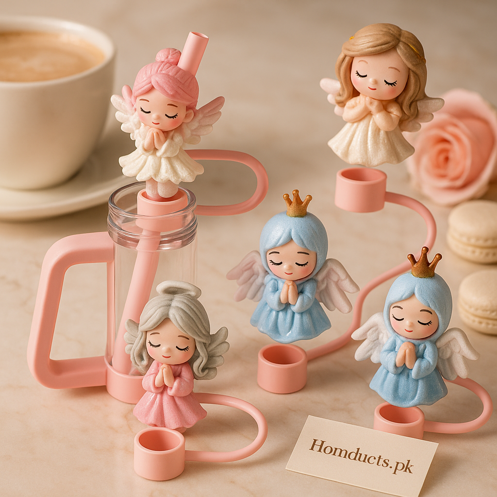 Cute Fairy Straw Cover – 1 Piece