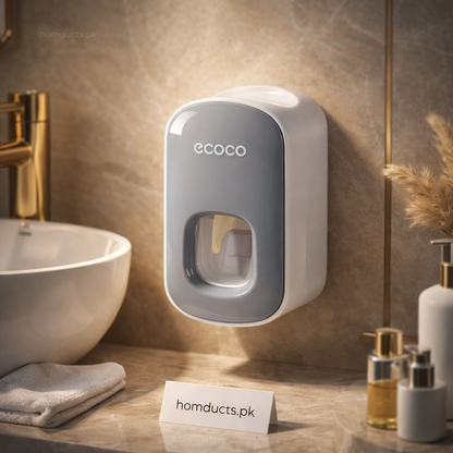 Automatic Wall Mounted Toothpaste Dispenser – Ecoco Hands-Free Toothpaste Squeezer for Bathroom