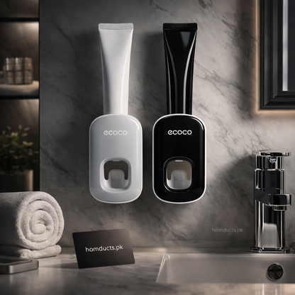 Automatic Wall Mounted Toothpaste Dispenser – Ecoco Hands-Free Toothpaste Squeezer for Bathroom
